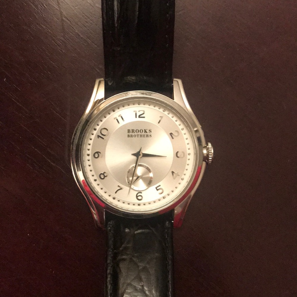 Brooks Brothers leather watch